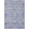 Homeroots 9' X 12' Blue And Gray Damask Washable Indoor Outdoor Area Rug 604190 - alternate 8