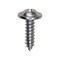 Auveco 8 x 5/8in Phillips Round Washer Head Tapping Screw Chrome, 100PK 2806 - alternate 1