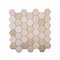 Apollo Tile Beige 12x12 Crema Marfil Marble Polished, Etched Floor and Wall Mosaic Tile 4.92 sqft/case, 5PK APLBL8801CMA - alternate 1