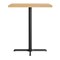 Flash Furniture Bennett 36 in Square Solid Wood Indoor Tabletop in Natural with 30 in x 30 in Bar Height GSF-SQ36-NAT-T3030B-GG - alternate 7