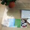 Floortex Desktex Pack of 4 Crystal Clear Vinyl Rectangular Desk Pads - 19" x 24" FPDE1924CV4 - alternate 1