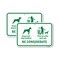 Signmission Keep Your Dog Leashed Pick Up After Your Pet. Be, 18'' X 24'' 2 Signs, Heavy Gauge Aluminum, 2PK A-1824-2PACK-24884 - alternate 1