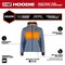 Milwaukee Tool Women's Heated Hoodie, Up to 8 hours Time, Zipper Closure, Blue, Size 2XL F200U-212X - alternate 13