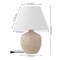 Jonathan Y Myron 18 in. Minimalist Scandinavian Concrete Effect Resin/Iron LED Table Lamp, Cream, 2PK JYL5606C-SET2 - alternate 5