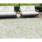 Homeroots 8' X 10' Sage Green And Ivory Paisley Washable Indoor Outdoor Area Rug 588657 - alternate 1