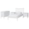 Baxton Studio Callison Bedroom Set, White, Twin 271-14733-14743-14737-14737-ZORO - alternate 1