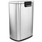 Elama 50 Liter/13 Gallon Rectangular Stainless Steel Step Trash Bin with Slow Close in Matte Silver EL-H8-50L2 - alternate 5