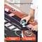 Vevor 8 Player Oval Foldable Poker Table Casino Blackjack Texas Holdem Table 72 in SUS-7232C - alternate 5