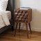 Homeroots 24" Brown Solid Wood Two Drawer Nightstand 701737 - alternate 7