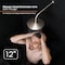 Supplygiant 12 in Shower Arm 90 Degree Stainless Steel Rain Shower Head Extension Arm with Flange, Nickel Finish 74-TB34BG-O - alternate 5
