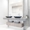 Vigo Duomo 18inL x 13inW x 4inH Concreto Stone Rectangular Vessel Bathroom Sink in Gray VG04063 - alternate 4