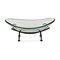 Homeroots 17" Clear And Black Glass And Metal Oval Decorative Bowl With Stand 635498 - alternate 3