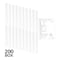C-Line Products Hole Reinforcement Strip, 1 in W, Clear, 200 PK 64112 - alternate 3
