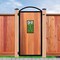 Nuvo Iron 8-5/8'' W. x 17-1/4'' H. Rectangle Cast Aluminum Gate Insert ACW57 - alternate 3