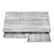 Homeroots 47" Gray and Black Wood and Metal H-Shape Computer Desk With Two Drawers 489882 - alternate 6