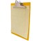 Saunders Recycled Plastic Clipboards, Yellow SAU21605 - alternate 2