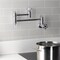 Kingston Brass Wall Mount Pot Filler Faucet with Knurled Handle, Polished Chrome KS3101RKZ - alternate 4