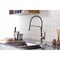 Anzzi Accent Single Handle Pull-Down Sprayer Kitchen Faucet, Brushed Nickel KF-AZ003BN - alternate 8