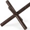 Homeroots 5" Brown Rustic Metal X Decorative Tabletop Sculpture 392485 - alternate 5