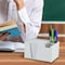 Acrimet Desktop Organizer Pencil, Pen, Paper, Clip, Caddy Holder (Plastic) (Paper Included) (White Color) 954.BO - alternate 7