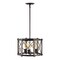 Jonathan Y Ferme 16" 3-Light Adjustable Iron Rustic Farmhouse LED Pendant, Brown/Oil Rubbed Bronze JYL7501A - alternate 6