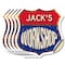 Signmission Jack's Workshop, 6 inch X 6 inch, Vinyl Decal, 5PK SHI-D-5PACK-6-489-JACK - alternate 1