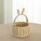 Wickerwise Hand-Woven Easter Bunny Ear Basket with Handle - Multi-Purpose Paper Rope Wicker Basket for QI004723.N - alternate 5