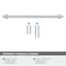 Amerock Winsome 12-5/8 inch 320mm Center-to-Center Polished Nickel Cabinet Pull BP36773PN - alternate 3