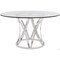 Fab Glass And Mirror 34in in Round 3/8in Thick Tempered Flat Polish Edge Glass Table Top, Clear, Wall Mirror 34RT10THFLTE - alternate 5