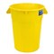Magnum Tool 32 Gallon Trash Can, High-Vis Yellow, Construction Grade, Heavy Duty Plastic (1 Pack) CMTC-C000-32Y01 - alternate 1