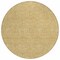 Homeroots 8' Gold Black And Beige Round Geometric Washable Indoor Outdoor Area Rug 596736 - alternate 7
