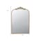Homeroots 36" Gold Arch Iron Framed Accent Mirror 485052 - alternate 6