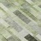 Homeroots 8' Green And Gray Round Striped Washable Indoor Outdoor Area Rug 615520 - alternate 7