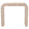 Bali & Pari Yareli Bohemian Woven Natural Grasscloth Raffia Console Table 254-14037-ZORO - alternate 5
