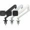 Atdec heavy duty display desk mount, supports monitors curved or flat to 35 and 17.6lbs,  AW-ORA-F-S - alternate 3