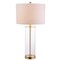 Jonathan Y Collins 29.25" Glass LED Table Lamp, Brass Gold JYL2005A - alternate 1
