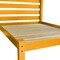 Homeroots Yellow Solid Wood Twin Bed Frame 546740 - alternate 3