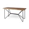 Homeroots 60" Brown and Black Writing Desk 380230 - alternate 8