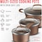 Bakken-Swiss 23-Piece Cookware Set, Gold Pots, Skillets, Bakeware, Reinforced Aluminum, Gas, Electric, Induction BKCWG23L - alternate 5