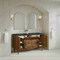 James Martin Vanities Laurent 60" Double Vanity, Honey Oak w/ 3 CM Charcoal Soapstone Silestone Top 545-V60D-HNO-3CSP - alternate 5