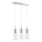 Jonathan Y Mium 21.63" 3-Light Modern Style Iron/Crystal/Glass Integrated LED Linear Pendant, Chrome JYL1705A - alternate 8