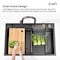Wrightmaster 30"Drop-In Single Bowl Black Stainless Steel Kitchen Sink w/Drainage Control Knob and Cutting Board ZOR-BL05-302208 - alternate 3