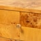 Bali & Pari Ghina Modern and Contemporary Natural Light Mappa Real Burl Wood 2-Drawer Console Table 249-13921-ZORO - alternate 8