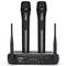 Pyle Pyle Channel Microphone System, Dual Frequency Wireless, 2 Mics, Receiver, for PA/Karaoke PDWM2135 - alternate 1
