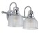 Jonathan Y Virginia 17.25" 2-Light Metal/Glass LED Vanity Light, Chrome JYL7408A - alternate 7