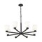 Z-Lite Naya 8-Light Chandelier, 33.25 in W, Matte Black 7518-8MB - alternate 6