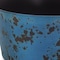 Homeroots 12in Blue Recycled Plastic Indoor Outdoor Round Pot Planter 488305 - alternate 3