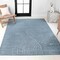 Jonathan Y Hallie High-Low Minimalist Curve Geometric Dark Blue/Cream 3 ft. x 5 ft. Indoor/Outdoor Area Rug SCN100C-3 - alternate 6