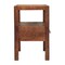 Homeroots 22" Brown Solid Wood One Drawer Nightstand 701710 - alternate 4