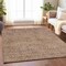 Homeroots 3' X 5' Brown Geometric Washable Indoor Outdoor Area Rug 607482 - alternate 7